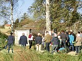 14.10.2018 Herbst-UmGang|Die alte Pumpstation der ersten Wasserleitung von Herzogbirbaum, die 1960 errichtet wurde. Foto: &copy; Georgia Spausta
 - Gemeinsamer Spaziergang am 14.10.2018 mit Pr&auml;sentation ausgew&auml;hlter Stationen des Umganges